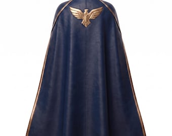 Wonder Woman Leather Cape | Superhero Warrior Princess | Halloween Cosplay Costume | Comic Con Gift for Her