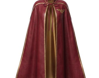 Wonder Woman Superhero Costume Cape Warrior Princess Halloween Cosplay Party Outfit Gift for Her