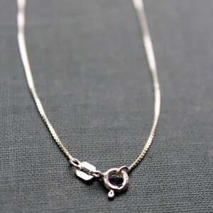 Sterling Silver Box Chain image 4