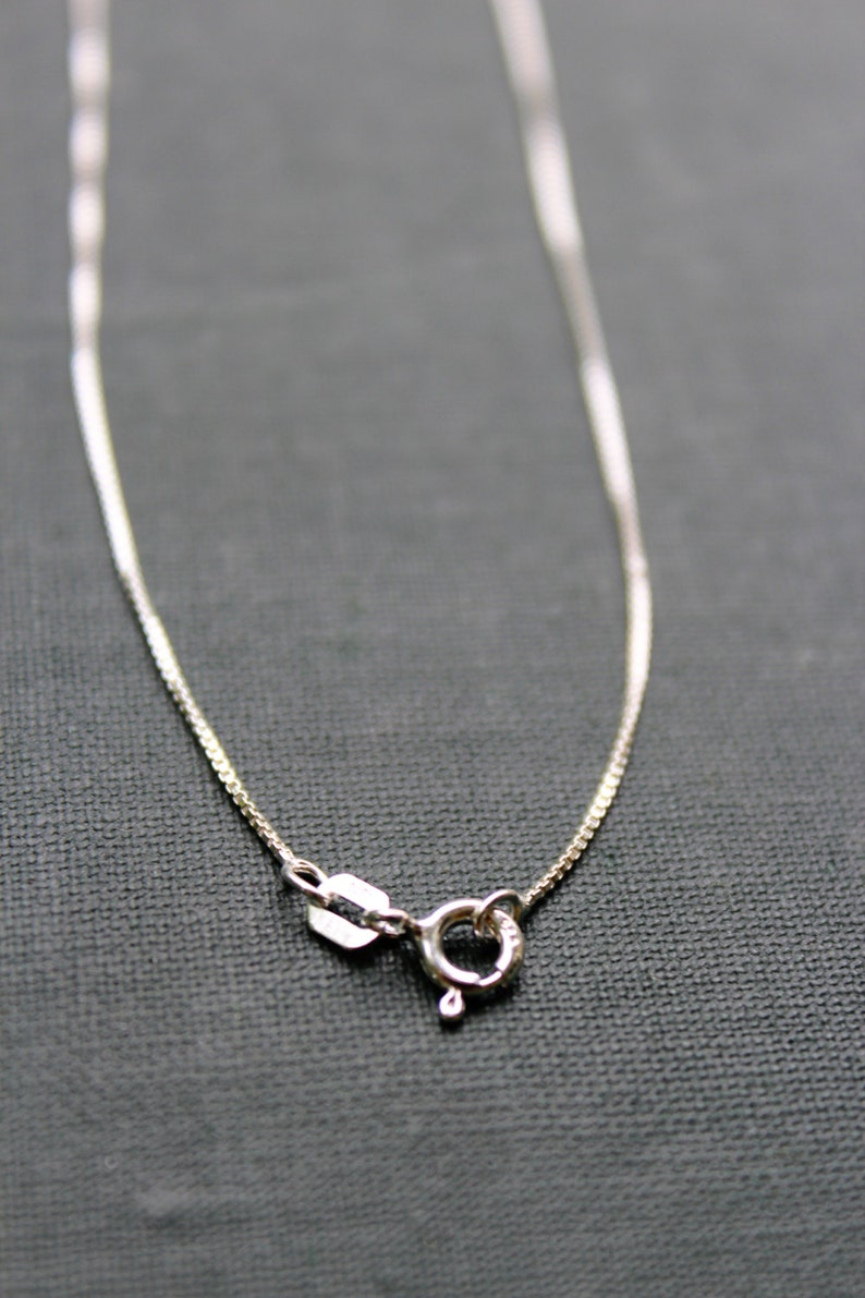 Sterling Silver Box Chain image 4