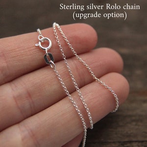 Tiny Labrador retriever, sterling silver handmade necklace and heart image 7