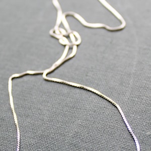 Sterling Silver Box Chain image 3