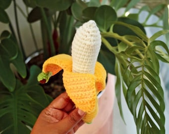 CROCHET PATTERN Banana Giant – Amigurumi Banana Crochet Pattern – Pdf Crochet Pattern Banana – DIY Banana Crochet Pattern – Digital Download