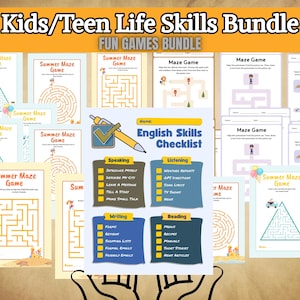 Coping Skills & Life Skills Worksheets for Kids | Teen Therapy Tools, DBT Activities, Anxiety and Calm Down Resources PDF