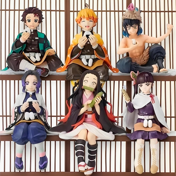 Demon Slayer Figure Set, Anime Model, Halloween Gifts