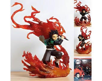 Juguete Demon Slayer, Figura Kimetsu no Yaibaa, Figuras de acción de juguete