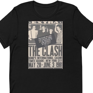 The Clash T-Shirt, Offensive Lyrics Warning, Punk Rock Tee