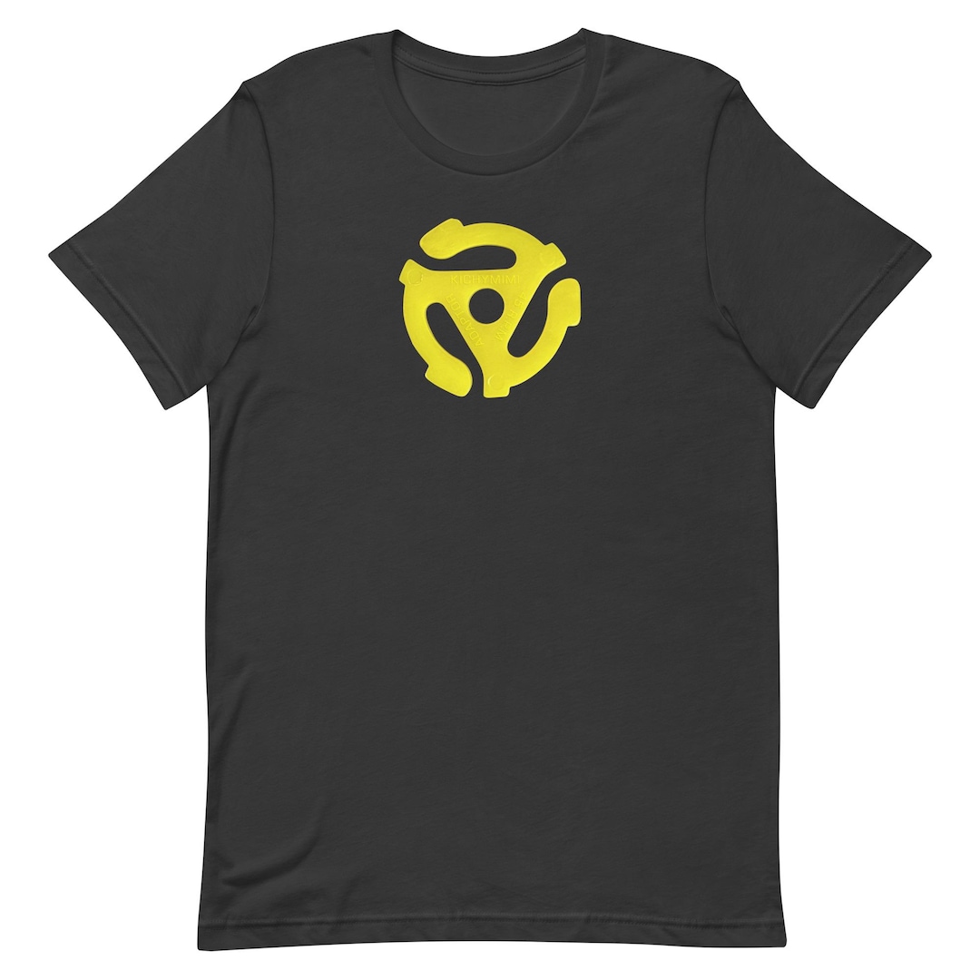 45 RPM Adapter Retro Vinyl Record Music T-shirt - Etsy