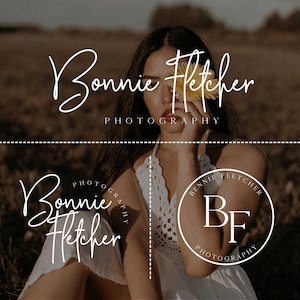 Custom Photography Logo | Premade Logo Design for Photographer | Minimalist Camera Logo & Watermark For Branding | Premade Photographer Logo