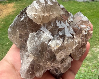 371gms Elestial Quartz Terminated Cluster, Collectors Specimen Pakistan