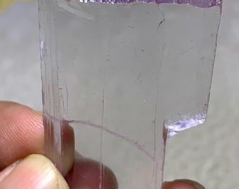 Purple Kunzite Crystal, Double Terminated, Mawi Afghanistan