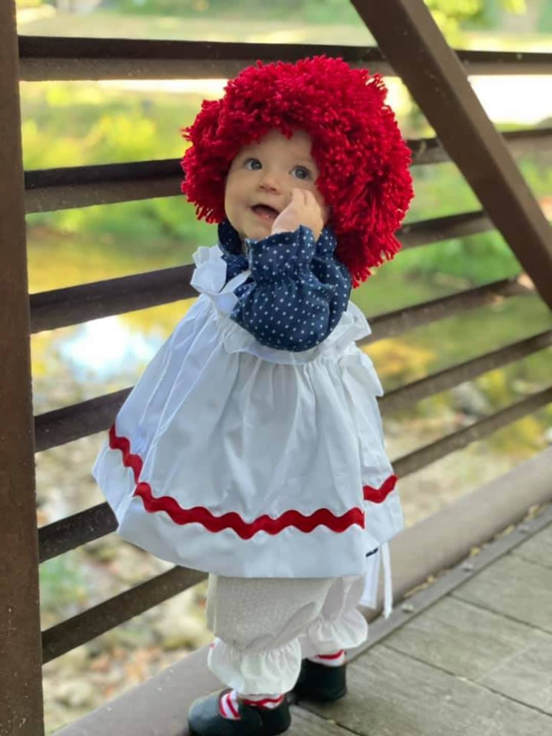 Best Traditional Rag Doll Girl Costume 4 Pieces Halloween Etsy