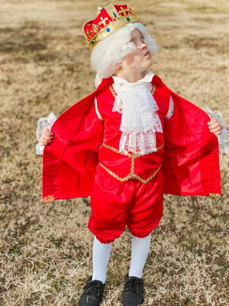 Deluxe King Hamilton Costume Historical Clothing Dress Etsy