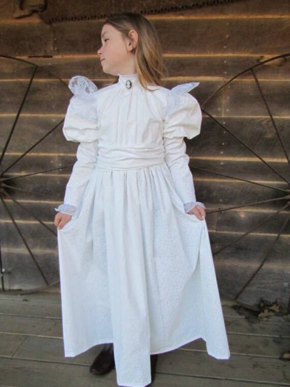 White Helen Keller Costume Historical Character Old Fashioned - Etsy UK