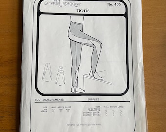 Green Pepper 405 Womens Tights Pants Hip 35-44 sizes Stirrup elastic waist  jeggings knit colorblocking fabric UNCUT sewing pattern