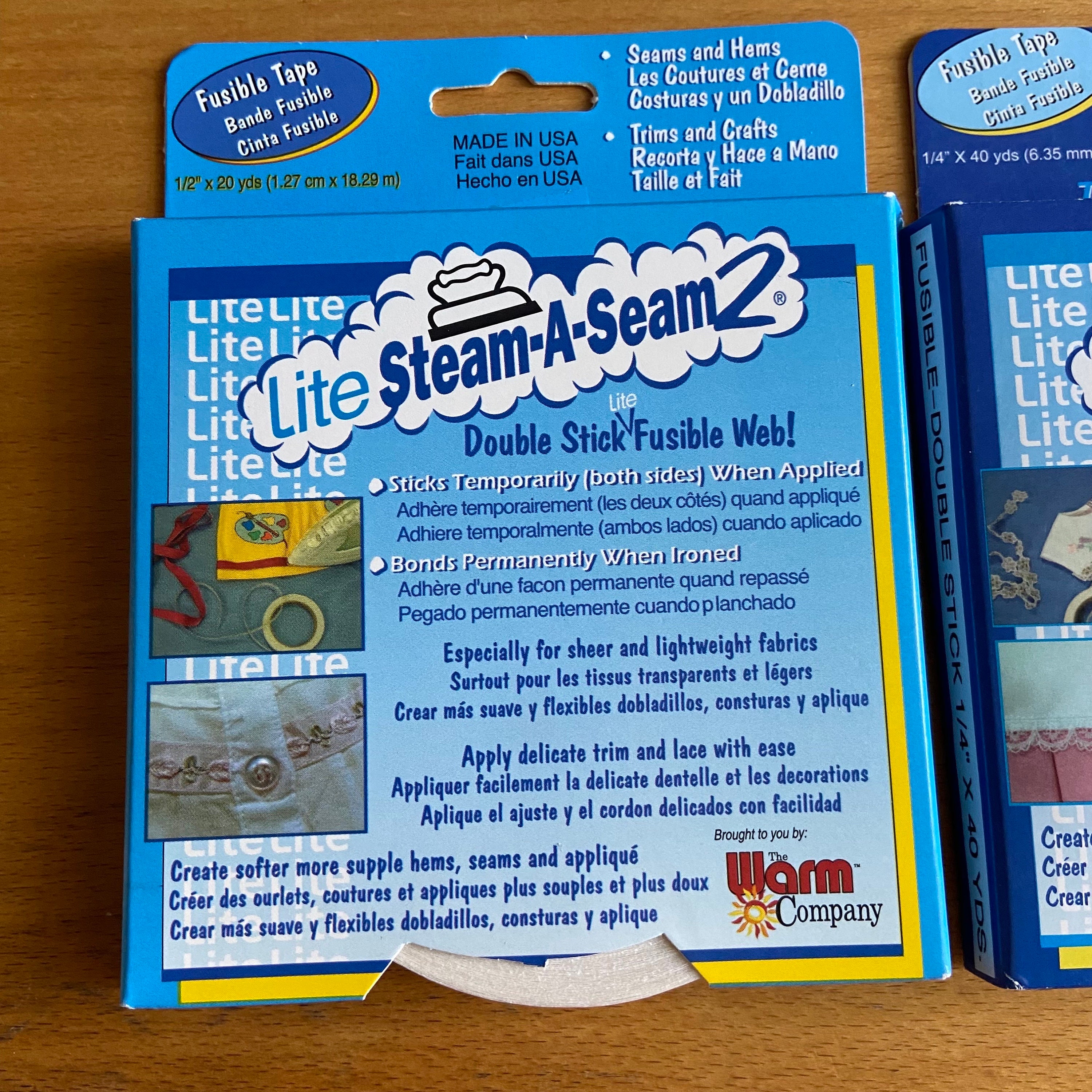 Steam A Seam 2 - 18 ($8.44/yd) – Wooden SpoolsQuilting, Knitting and  More!
