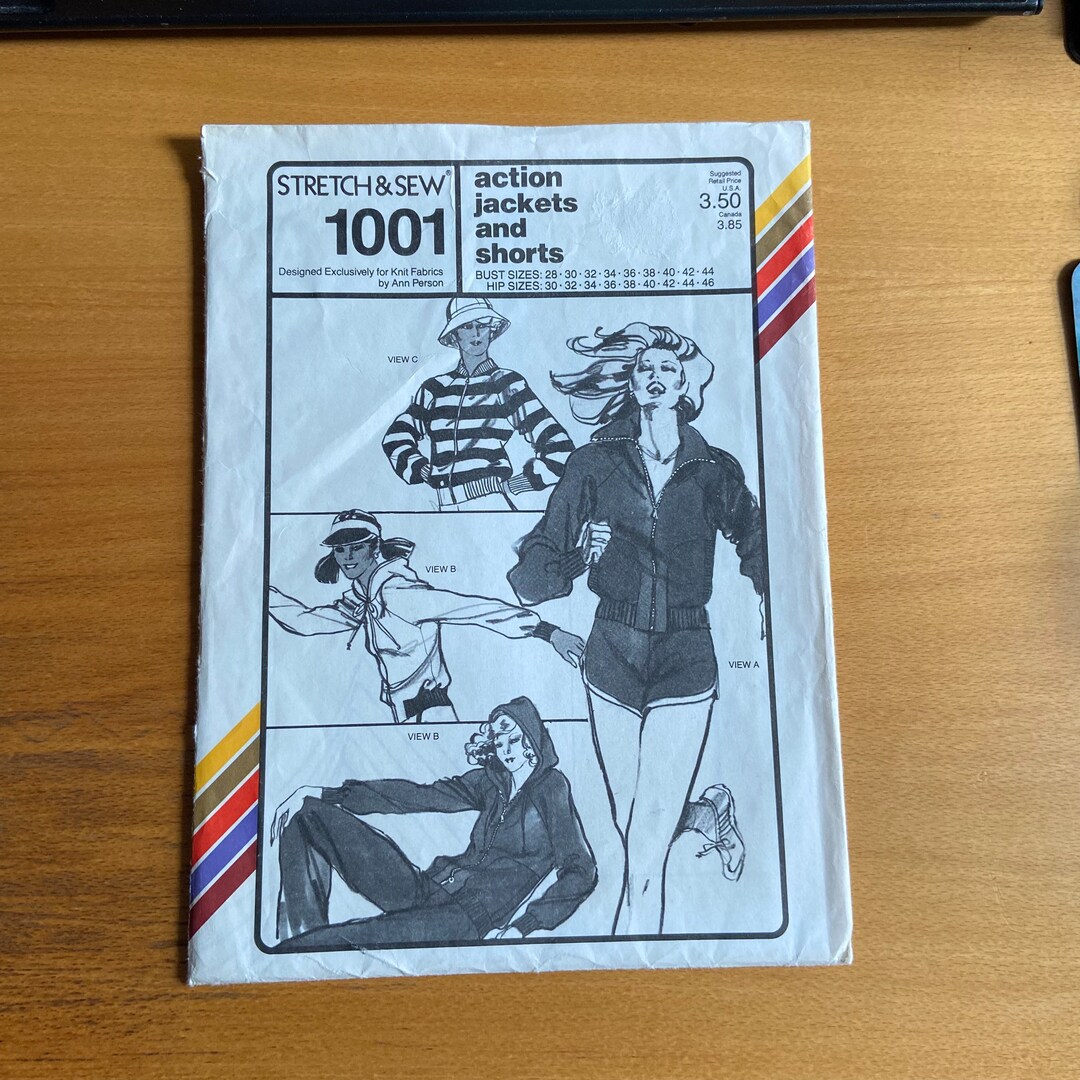Stretch & Sew 1001 Action Jackets and Shorts Ann Person - Etsy