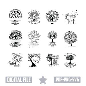 Árbol de la Vida SVG: Árbol genealógico celta (descarga digital)