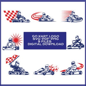 Go Kart template design svg, Karting race svg bundle, Go Kart svg template, Karting championship svg. SVG PNG bundle for instant download