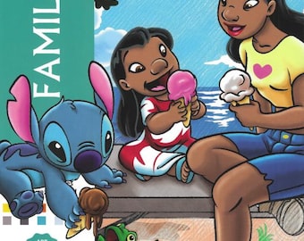 100++ [DIGITAL] Disney Coloring Book - Famille