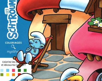 100++ [DIGITAL] Disney Coloring Book -Les Schtroumpfs