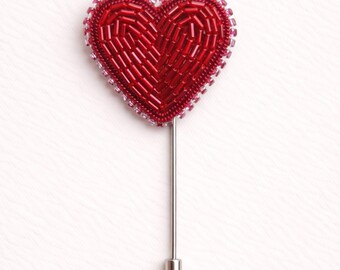 Heart Stick Pin