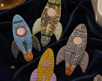 To The Moon Brooch