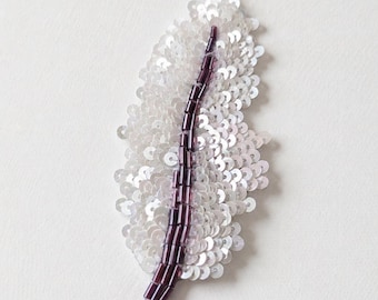 Sequin Feather Patch