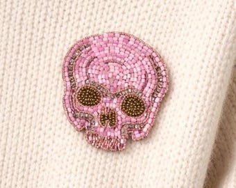 Pink Skull Patch