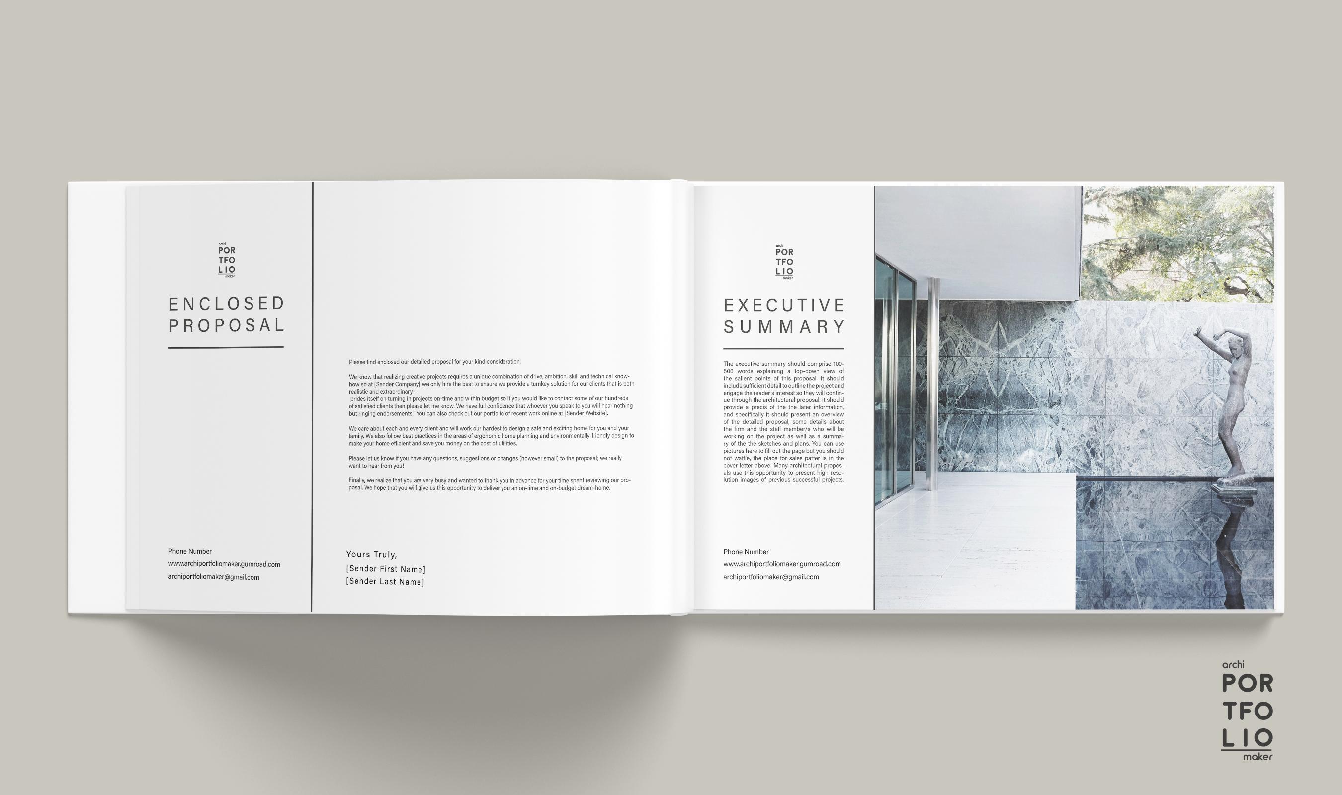 Architectural & Interior Design Proposal Template - Etsy UK
