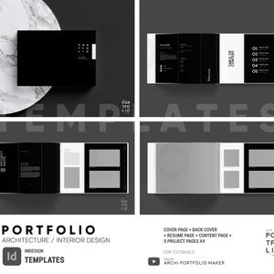 Mall för arkitektur- och inredningsportfolio 41