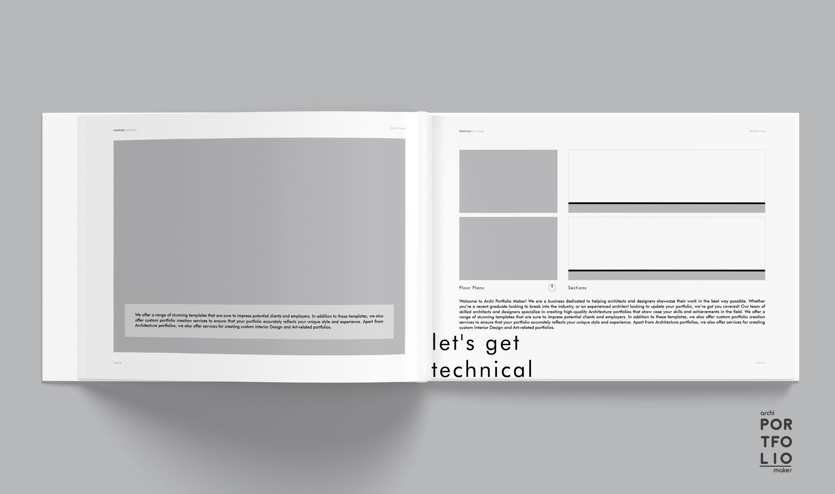 Architectural & Interior Design Portfolio Template 24 - Etsy
