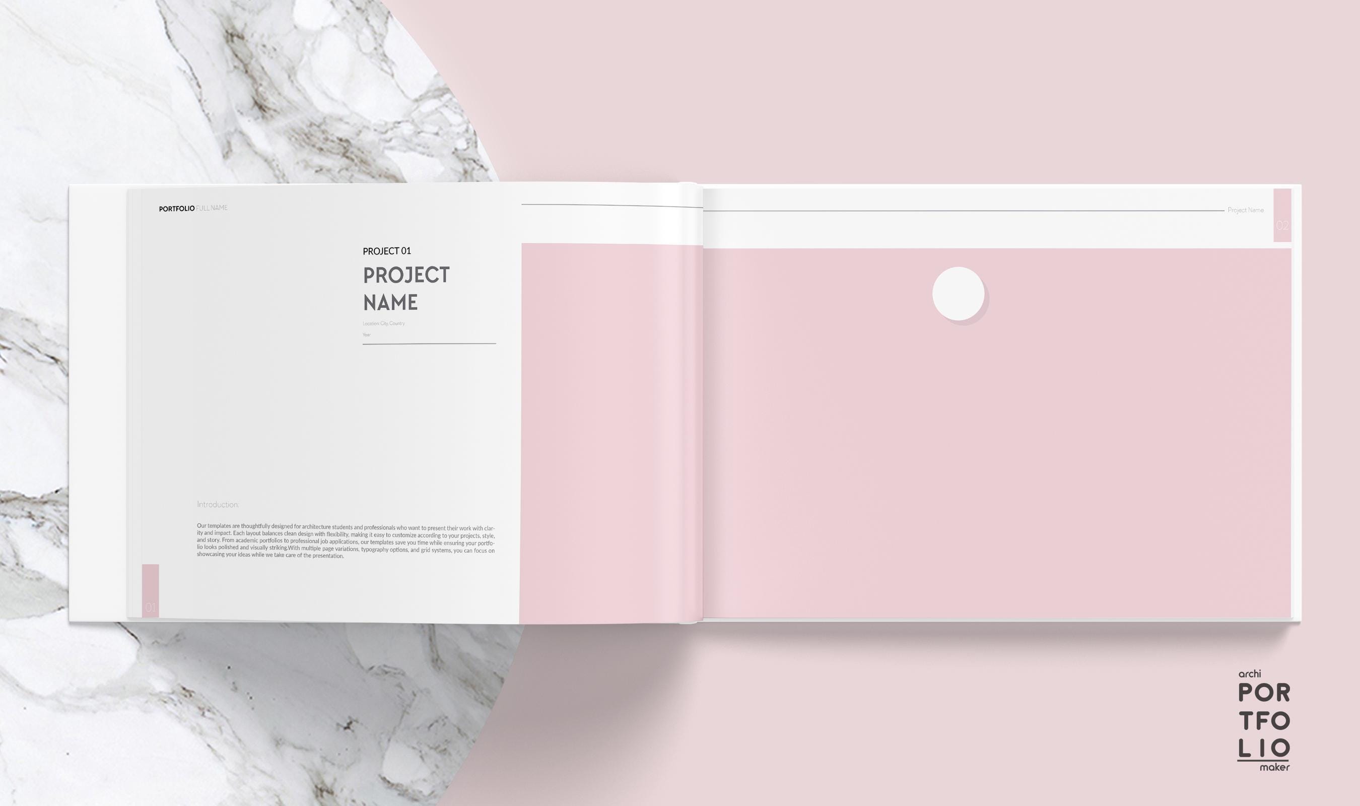Architecture & Interior Design Portfolio Template 42 - Etsy