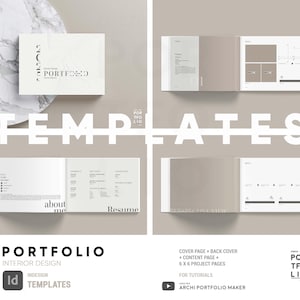 Interior Design Portfolio Template 11 - Etsy