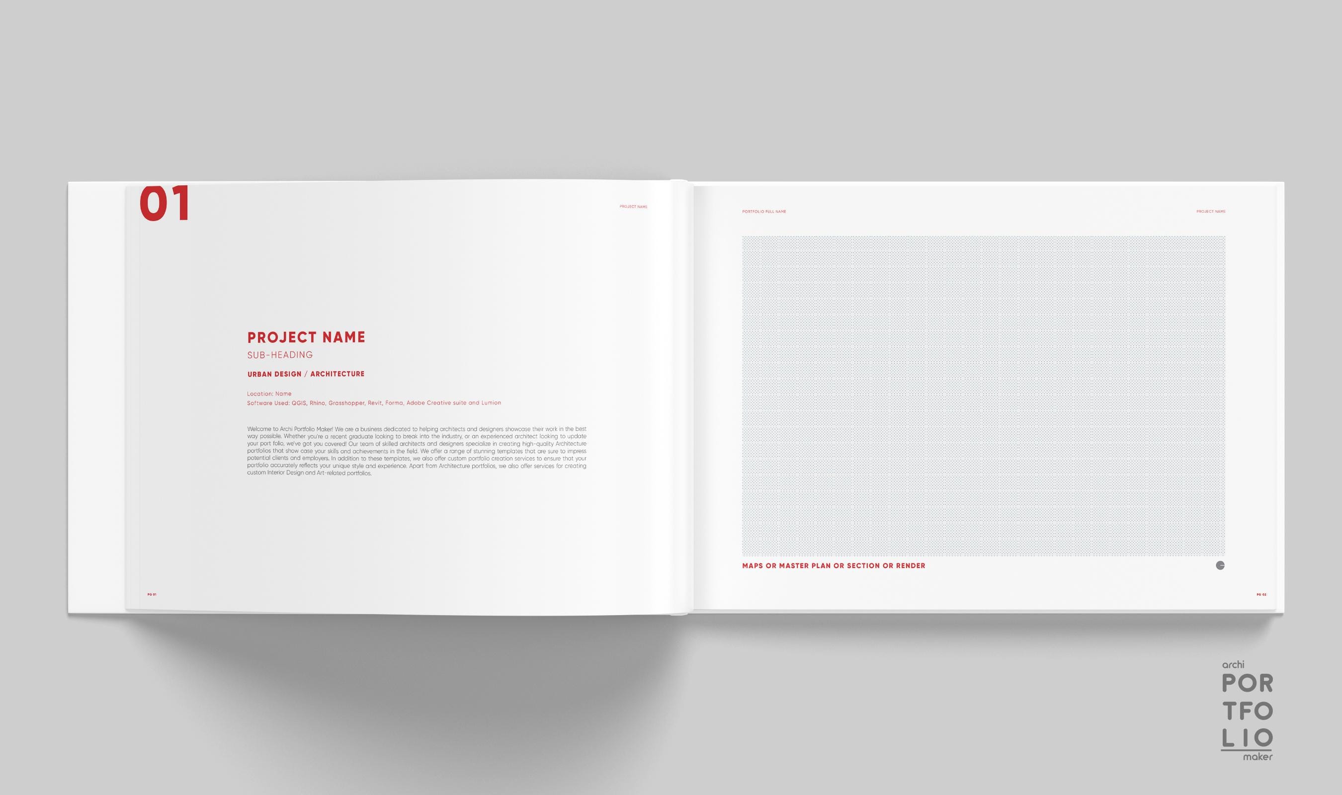 Architectural & Interior Design Portfolio Template 29 - Etsy