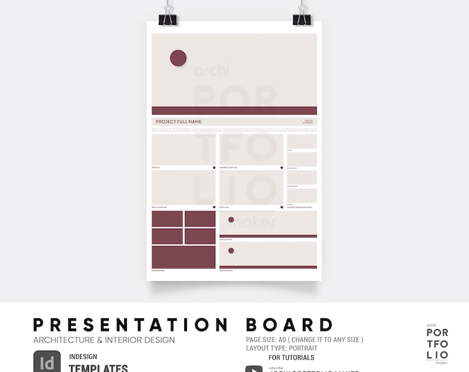 Architectural Presentation Boards, Drawing Boards, Canva Presentation ...