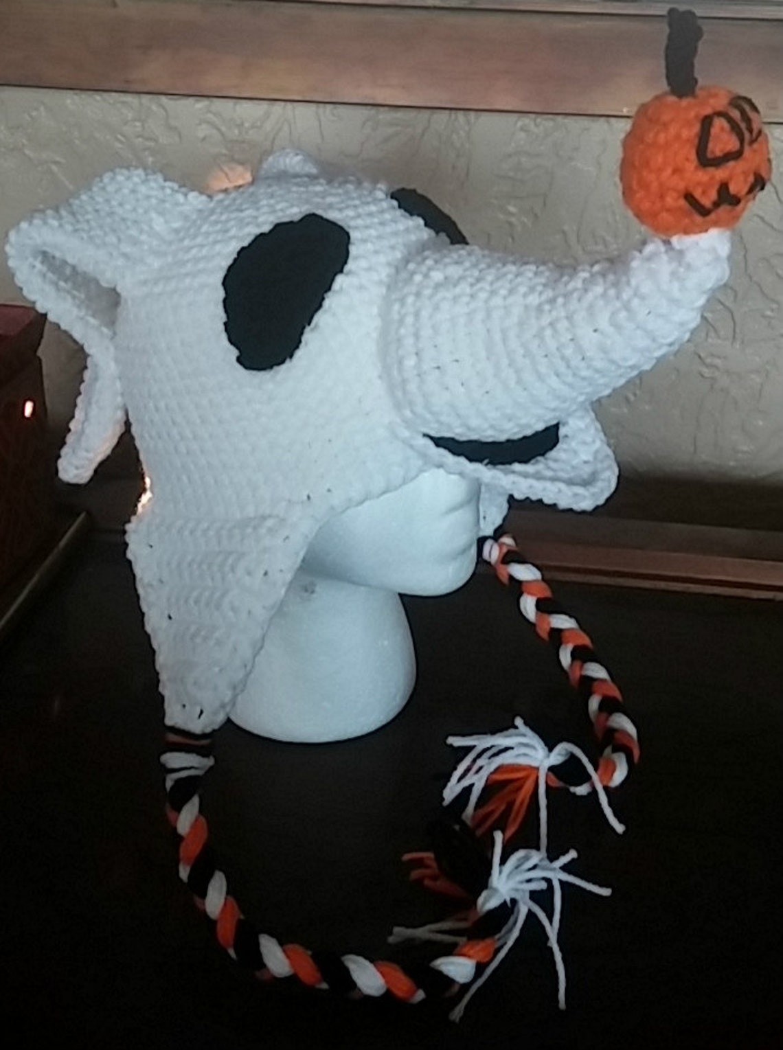Crochet Nightmare Before Christmas Zero Hat - Etsy