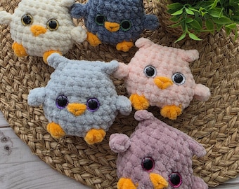 Eule gehäkelt, Crochet Owl Plush, Amigurumi Owl, Kawaii Owl, Handmade Gift, Kuscheltier, Geschenkidee, Owl Lover Gift