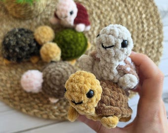 Mini tortuga hecha a mano – Gehäkelte Schildkröte – Amigurumi Kuscheltier – Geschenkidee – Tortuga de ganchillo - Schlüsselanhänger