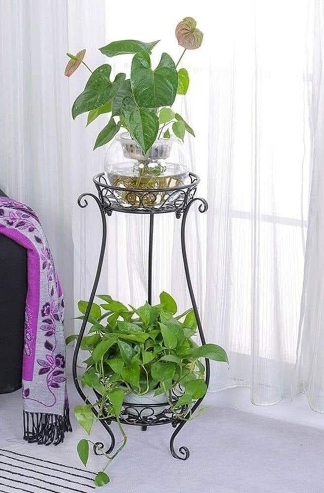 Modern Metallic Bloom Stand Home Décor - Etsy