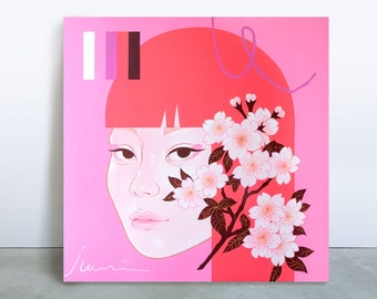 First Cherry Blossoms | Original Painting