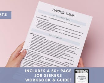 ATS CV-mall, modernt redigerbart CV, personligt brev (Word, Pages, Google Docs)