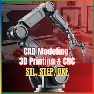 Custom CAD Modeling & Reverse Engineering | Product and Prototype Design | 3D Printing, CNC | SolidWorks, Fusion 360
