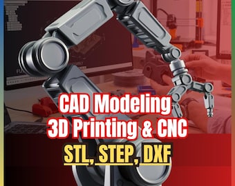 Custom CAD Modeling & Reverse Engineering | Product and Prototype Design | 3D Printing, CNC | SolidWorks, Fusion 360