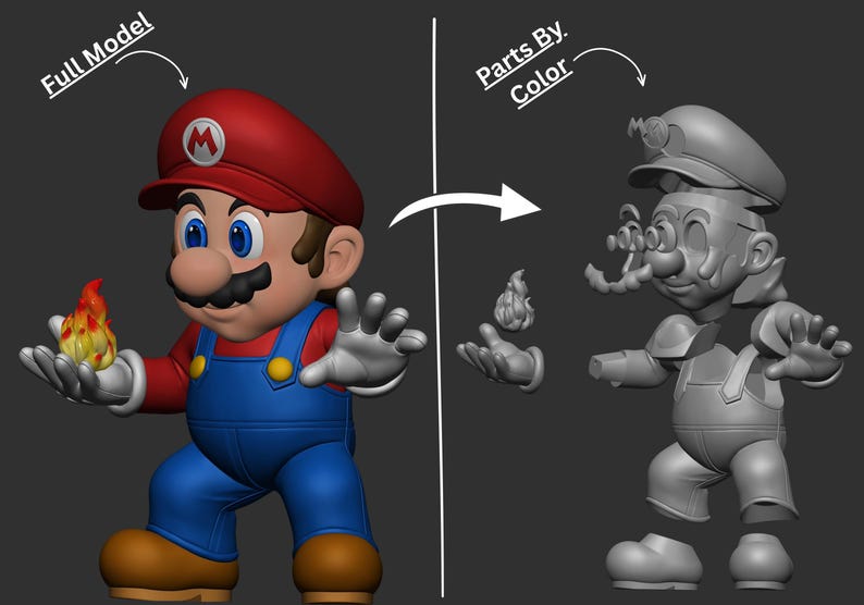 Custom 3d modeling for 3d printing 3d Characters Figurines