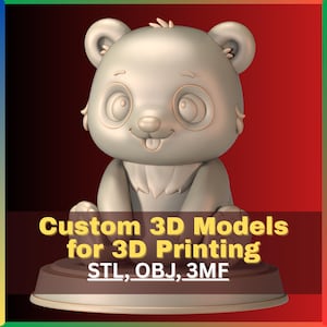 I will Create Custom 3D Model, Figurines, Miniatures, Characters, STL/OBJ/3MF files for 3D Printing