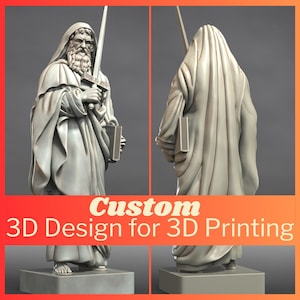 Custom 3D Model STL File for 3D Printing | 3D Designing & Modeling Services | Figurines, Props, Miniatures
