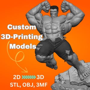 Custom 3D Models for 3D Printing or 3D Printer Files / 3D Character model, Sculpting, Figurines 3D Design Service / STL or OBJ Files