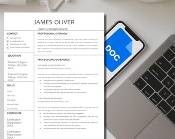 Moderne CV-sjabloonbundel, eenvoudig cv voor Google Documenten (één en twee pagina's) (digitale download)