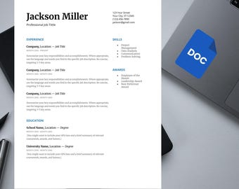 Sjabloon CV voor studenten: modern cv-ontwerp (Google Documenten)